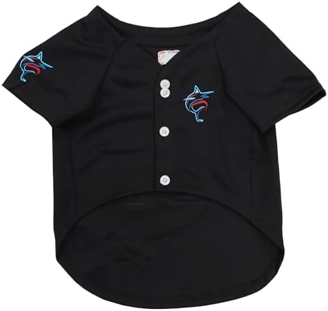 Official MLB Miami Marlins Pet Jersey for Dogs & Cats, Size X-Large - Stylish Baseball Jersey for Your Furry Fan- Show Off Team Spirit with The Perfect Fan Apparel Gear for Pet, Dog & Cat - Image 2