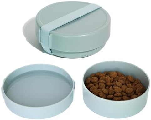 Barkin’ Trails Travel Dog Bowls, Portable Outdoor Water, BPA-Free Water Bowl Set, Food Grade Plastic Dog Travel Bowl, Dog Camping Essentials, Travel Container by Unknown