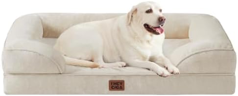 EHEYCIGA Orthopedic XXL Dog Bed, Waterproof Washable XL Big Pet Bed 46" by EHEYCIGA