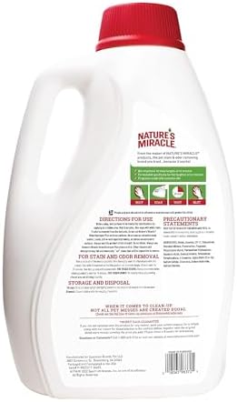 Nature's Miracle Cat Urine Destroyer Plus, Enzymatic Cleaner, 1 gal - Image 2