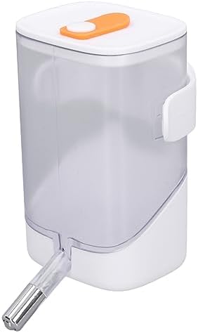 23.67oz Pet Water Feeder Bottle,Stainless Steel Cage Hanging Water Dispenser for Dogs,Cats,Hamsters,Rabbits (White) - Image 4