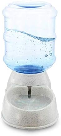Zento Deals Automatic Self-Dispensing Pet Feeder Premium Quality Replenish Eating Bowl Storage Container Self Feeding Gravity 3.5 liters (a-Waterer) by ZentoDeals