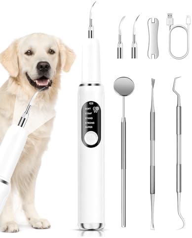 Ultrasonic Dog Tooth Cleaner, Plaque & Tartar Remover for Dogs by PATWING