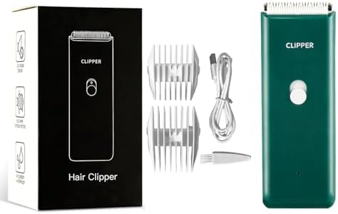 Dog Clippers,Quiet Washable USB Rechargeable Cordless Dog Grooming Kit,Electric Pets Hair Trimmers Shaver Shears for Dogs and Cats Green by Tileon