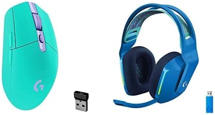 Logitech G305 Lightspeed Wireless Gaming Mouse + G733 Lightspeed Wireless Gaming Headset Bundle - Mint by Unknown