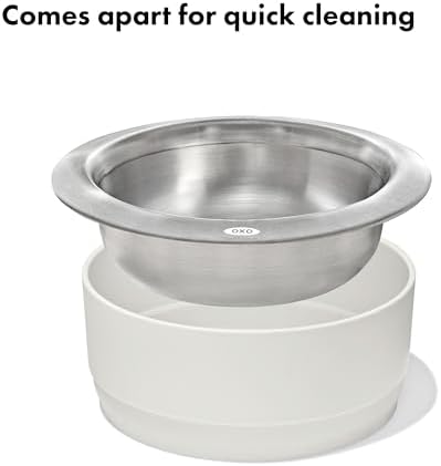 OXO Pet Nonslip Stainless Steel Dog Bowl - Medium, 2 Cup Capacity - Image 2