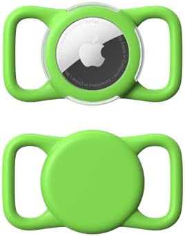 Waterproof AirTag Holder for Dog Collar, Soft Slide-On Dog AirTag Holder by WhoseID