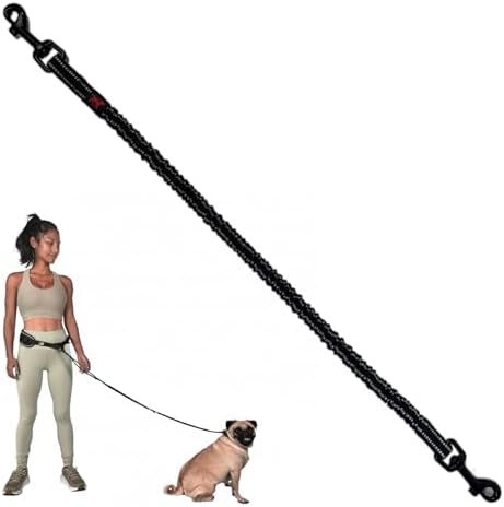 Add-On Accessory Small Size Bungee Leash Extension | Extends Hands Free Leashes by Two Feet | Requires Purchase of Hands Free Bungee Leash for Small Dogs Sold Separately by TuffPupper