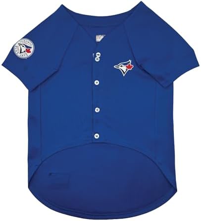 Official MLB Toronto Blue Jays Pet Jersey for Dogs & Cats, Size XX-Large - Stylish Baseball Jersey for Your Furry Fan- Show Off Team Spirit with The Perfect Fan Apparel Gear for Pet, Dog & Cat - Image 2