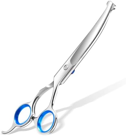 Curved Dog Grooming Scissors, 7.7 Inch Pet Grooming Shears by Unknown
