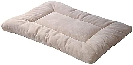 Pet Dreams Dog Crate Bed - ORIGINAL Crate Pad/ Kennel Mat - QUALITY Bedding Since 1999, Ultra Soft, Reversible, Portable & Washable Pad that NEVER Bunches! Small 24" Ivory by PetDreams