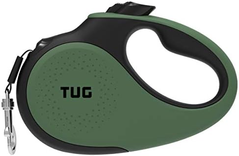 TUG Original Retractable Dog Leash, 16 ft (Small, Green) by TUG