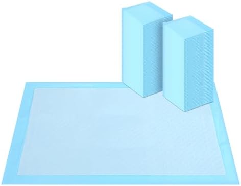 FluffyDream Super Absorbent Waterproof Dog and Puppy Pet Training Pad, Housebreaking Pet Pad,Blue (30"X30"(100PCS)) by FluffyDream