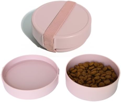 Barkin’ Trails Travel Dog Bowls, Portable Outdoor Water, BPA-Free Water Bowl Set, Food Grade Plastic Dog Travel Bowl, Dog Camping Essentials, Travel Container by Unknown