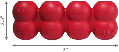 KONG Goodie Ribbon, Stuffable Natural Rubber Dog Toy, for Medium Dogs - Image 6