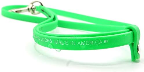 Jelly Pet Grooming Loop for Dogs, Fits Most Pet Grooming Tubs/Tables, Easy to Clean, Waterproof & Durable Noose Loop, Stronger Than Leather, Made in The USA (1/2'' x 24'', Lime Green) - Image 3
