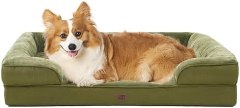 EHEYCIGA Orthopedic Dog Beds Large Sized Dog, Waterproof Washable Pet Bed by EHEYCIGA