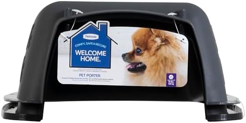 Petmate Pet Porter Dog Kennel 23in, Dark Gray and Black, Pets up to 15lbs 23.1" L x 15.2" W x 11.9" H (Pack of 5) - Image 6
