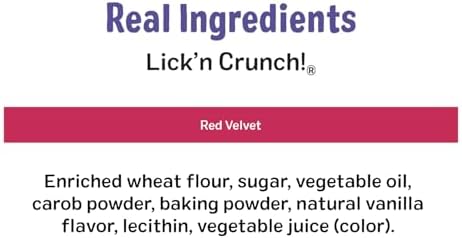 Three Dog Bakery Red Velvet Valentine's Day Lick'n Crunch 13 oz - Image 5