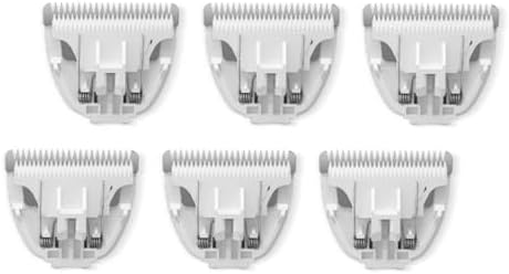 Washable Replacement Blades for Dog Clipper,Replacements Blades for Dogs and Cats Grooming Clippers,6 PCs of Replacement Blades Only by Tileon