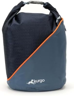 Kurgo Kibble Carrier Portable Dog Food Travel Container, Navy Blue by Kurgo