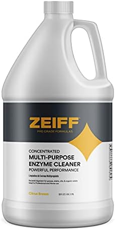 Zeiff Pro-Grade Multi-Purpose Probiotic Enzyme Cleaner - Pet Stain and Odor Remover, Drain Cleaner - Powerful Cleaning & Odor Eliminating Formula For Professional & Home Surfaces - 1 Gallon by Zeiff