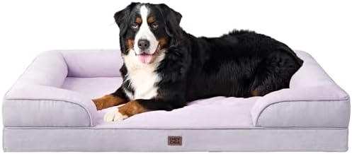 EHEYCIGA Orthopedic XXL Dog Bed, Waterproof Washable XL Big Pet Bed 52" by EHEYCIGA