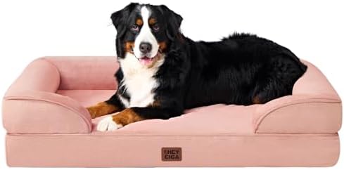 EHEYCIGA Orthopedic XXL Dog Bed, Waterproof Washable XL Big Pet Bed 48" by EHEYCIGA