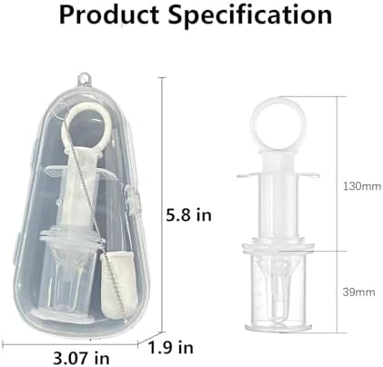 Pet Liquid Feeding Kit Pet Feeding Syringe Soft Tip, Cat Dog Syringe Bottles for Pet Feeding,Pet Medical Feeding Dispenser Tool (White) - Image 7