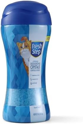 Fresh Step Cat Litter Crystals Deodorizer, Fresh Scent, 15 Oz, 12-Pack - Image 7