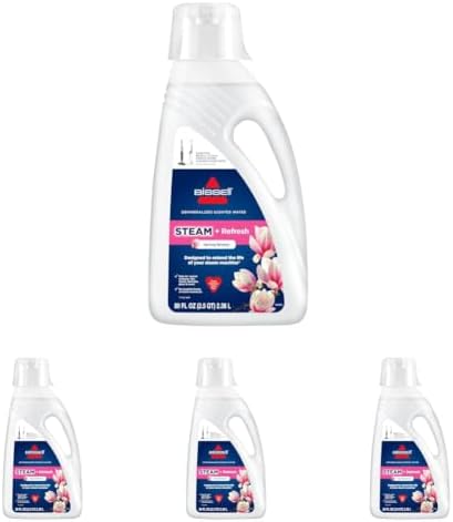 Bissell Spring Breeze Steam Water, 80 Fl Oz (Pack of 4) by BISSELL