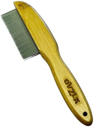 Dog Grooming Bamboo Brush Reduces Pulling and Coat Breakage OVZLA (41PIN) - Image 2
