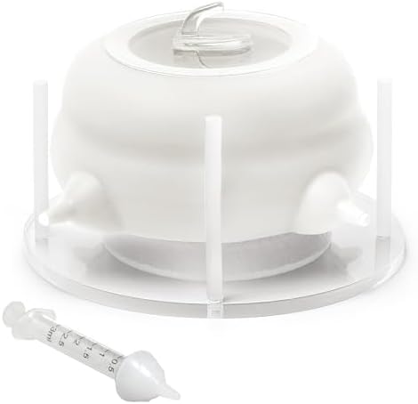 200ml Silicone Multi-Pet Milk Feeder with 4 Nipples(White) by ElevateYourEverydayJoy