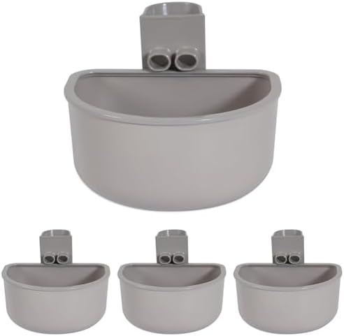 Petmate Kennel Bowl, Large (Pack of 4) by Petmate