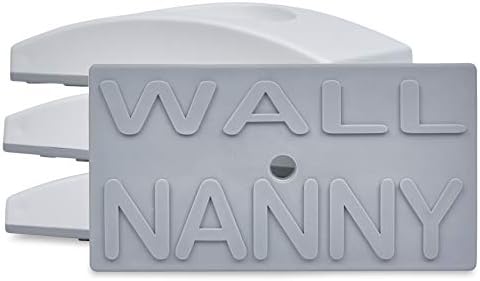 Wall Nanny 2-Pack - Works with 2 Gates - Baby Gate Wall Protector (Made in USA) Protects Walls and Doorways from Pet Gates - for Pressure Mounted Indoor Safety Baby Gates - White by WallNanny