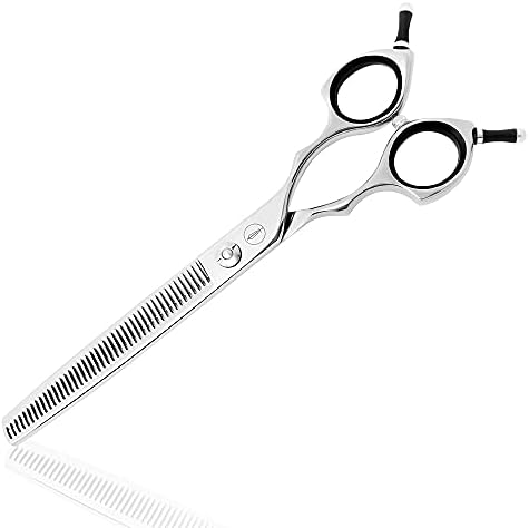 HASHIMOTO Thinning Shears for Dogs, 7.0 inch, 30% Thinning Rate. by HASHIMOTO