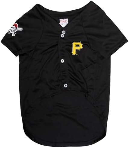 Official MLB Pittsburgh Pirates Pet Jersey for Dogs & Cats, Size XX-Large - Stylish Baseball Jersey for Your Furry Fan- Show Off Team Spirit with The Perfect Fan Apparel Gear for Pet, Dog & Cat - Image 2