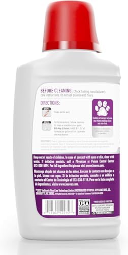 Hoover Pet Portable Spot Cleaner Solution,32 oz.,Tropical Breeze Scent,Upholstery and Carpet Shampoo Solution,Eliminates Pet Messes and Odors,Designed CleanSlate Spot Cleaner,(Pack of 2) - Image 2