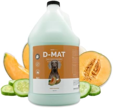 Bark2Basics D-Mat Dog Conditioner, 1 Gallon – All Natural, Multi-Purpose, Eliminates Static, No Additives, Dematting, Aids in DeShedding, Professional by Bark2Basics%7CGroomersChoice