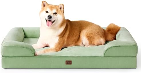 EHEYCIGA Orthopedic Dog Beds Large Sized Dog, Waterproof Washable Pet Bed by EHEYCIGA