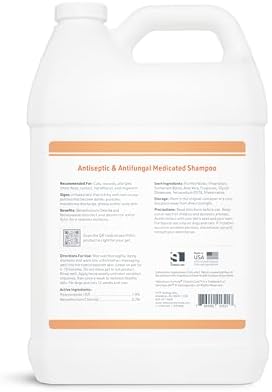 Veterinary Formula Clinical Care Antiseptic and Antifungal Medicated Shampoo for Dogs & Cats, 128 Fl Oz – Helps Alleviate Scaly, Greasy, red Skin – Paraben, Dye, Soap-Free (1 Pack) - Image 7
