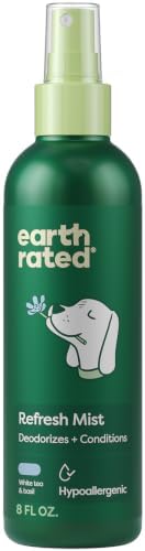 Earth Rated Dog Deodorizing Refresh Mist Spray, White Tea & Basil, 8oz by EarthRated