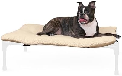 K&H PET PRODUCTS Original Pet Cot Microfleece Pad - Tan, Medium 25 X 32 Inches by KHPetProducts