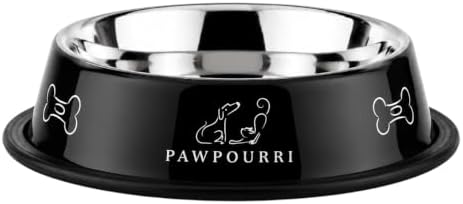 Stainless Steel Dog Bowl Pack of 2, Food & Water Bowl for Dogs, Durable Dog Feeding Bowl, Bowls for Medium Dogs, Easy to Clean, Anti-Skid Pet Bowl 24 oz (Orange & Black) - Image 7