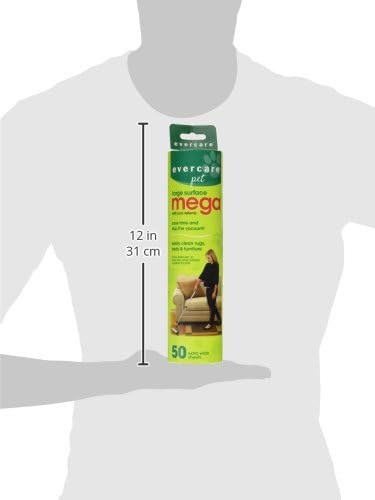 Evercare 10-Inch Mega All-Purpose Pet Hair Lint Roller Refill, 50 Sheets – Sticky Roller for Pet Hair, Cat & Dog_Hair Remover, Lint Remover, Pet_Hair_Remover for Furniture, Clothing & Cars (Pack of 3) - Image 7
