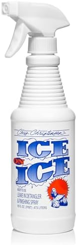Chris Christensen Ice on Ice Detangler and Finishing Dog Spray, Groom Like a Professional, Ready to Use, Helps Brush/Comb Glide Through Coat, Conditions, No Residue, All Coat Types, Made in USA, 16 oz by ChrisChristensen