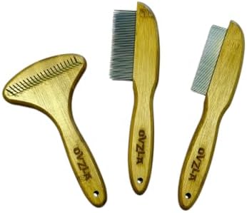 Dog Grooming Bamboo Brush Reduces Pulling and Coat Breakage OVZLA (41PIN) - Image 5