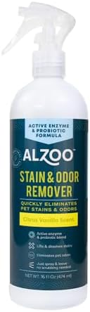 ALZOO Pet Stain & Odor Remover, Citrus Vanilla, 16 oz by ALZOO