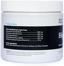 Hip and Joint Food Supplement for Dogs, Large Breeds- Glucosamine and Chondroitin Powder with Green Lipped Mussel - Pain, Inflammation Relief with Vitamins - Senior Health Supplies for Arthritis - Image 5