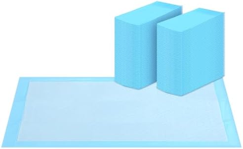 FluffyDream Super Absorbent Waterproof Dog and Puppy Pet Training Pad, Housebreaking Pet Pad,Blue (28"X44"(100PCS)) by FluffyDream